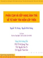Phân cụm và xếp hạng ảnh trả về từ máy tìm kiếm lớp trên