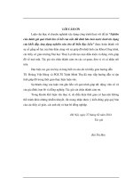 Nghiên cứu đánh giá quá trình lún cố kết của nền đất dính bão hoà nước dưới tác dụng của khối đắp, ứng dụng nghiên cứu cho đê biển bạc liêu