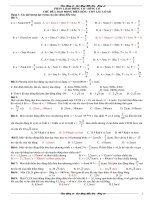 Chuyên đề Dao động cơ - sóng cơ