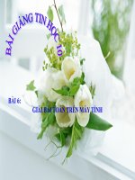 bài giảng tin học 10 bài 6 giải bài toán trên máy tính