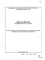 Nghiên cứu một số giải pháp khoa học công nghệ để góp phần phát triển chăn nuôi ở vùng cát trắng ven biển miền Trung