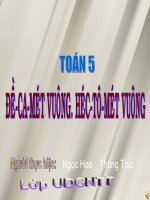 Đề ca mét- Héc tô mét