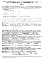 CHIẾN THUẬT LÀM BÀI THI MỚI NHẤT