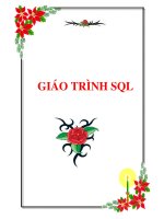 Giáo trình học SQL