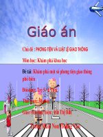 KPKH một số PTGT