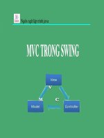 Ngôn ngữ lập trình java MVC trong swing