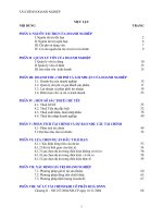 Đề cương ôn tập tài chính doanh nghiệp