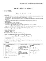 Giáo án đại số lớp 7 theo chuẩn kiến thức kĩ năng năm 2011