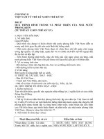 bai 17. quá trình hình thành và phát triển của nhà nước phong kiến