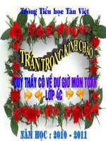 on tap cac phep tinh voi phan so