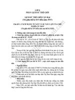 Chuẩn kiến thức kĩ năng sử 8