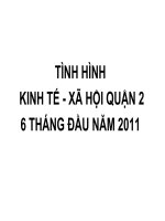 Kinh tế -xã hội Q.2 trong 6 tháng đầu năm 2011