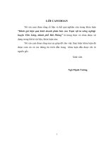 Đánh giá hiệu quả kinh doanh phân bón của trạm vật tư nông nghiệp huyện tiên lãng, thành phố hải phòng