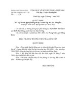 KẾ HOẠCH THI LẠI