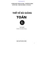 Thiết kế bài giảng toán 6 tap 1