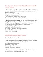 Học tiếng anh bằng so sánh