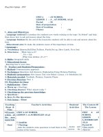 GIÁO ÁN ANH 7 (U4 - 8 BÌNH ĐỊNH)