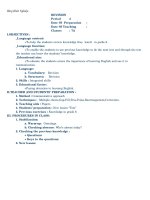 GIÁO ÁN ANH 7 (U1 -3 BÌNH ĐỊNH)