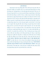 GIẢI PHÁP NÂNG CAO CHẤT LƯỢNG TÍN DỤNG TẠI NGÂN HÀNG THƯƠNG MẠI CỔ PHẦN NAM Á CHI NHÁNH QUY NHƠN