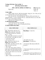 giáo án lớp 4 đầy đủ các môn tuần 8