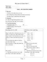 bài soạn tự chọn  toán    6