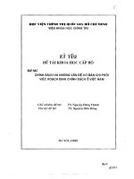 Chính sách và những vấn đề cơ bản chi phối việc hoạch định chính sách ở Việt Nam (toàn văn)