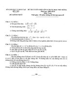 Đề tuyển sinh 10 môn Toán năm 209 - 2010