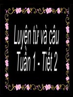 LTVC tuần 1 tiết 2