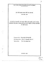 Cơ sở lý thuyết và thực tiễn của việc lựa chọn ngành trong chính sách phát triển công nghiệp ở Việt Nam (toàn văn)