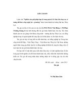 nghiên cứu giải pháp hợp lý trong quản lý tổ chức thi công cọc xi măng đất theo công nghệ jet - grouting