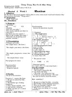 Giáo án Anh văn 9-- năm học 2009 - 2010