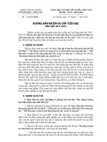 HD nhiệm vụ năm học 2011 - 2012