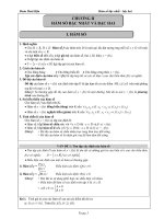 Bài tập ĐS 10 Chương 2