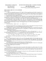 Đề thi ĐH Hóa khối B 2006