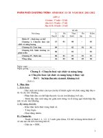 Giáo án sinh hoc 11 cả năm CB chuẩn KTKN