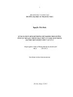 Sử dụng phần mềm mô phỏng thí nghiệm theo hướng tích cực hoá quá trình nhận thức của học sinh trong dạy học một số kiến thức Vật lý 12