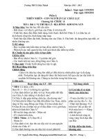 giáo án địa 8 chuẩn kt mới 2011-2012