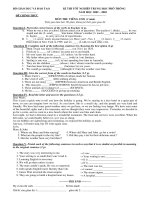 Đề TN Anh 3 năm (2003)