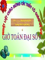 Tiết 57.Hệ thức Vi-et và ứng dụng