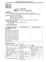 Giáo án toán 6 năm 2011 (số học + hình học) theo chuẩn KT KN