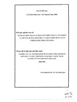 Đánh giá hiện trạng sử dụng đất phèn trong lâm nghiệp và phương hướng khôi phục và phát triển rừng Tràm ở đồng bằng Sông Cửu Long
