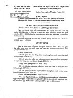 Kế hoạch thời gian năm học 2011-2012