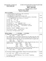 Đ/á chuyên Hóa Quốc học 2011-2012