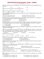 tuyển chọn ancol (hay)