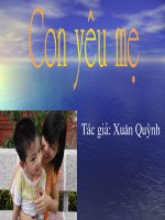 CON YÊU MẸ