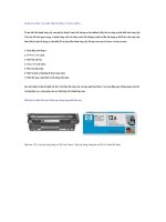 Dụng cụ cần có để đổ mực máy in