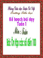 toán bài 1 tuần 1