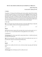 Tìm câu trả lời đúng trong bài tập có phương án nhiễu hay (tạp chí hh ứng dụng)