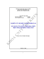 Luận văn nghiên cứu hệ điều hành symbian và xây dựng ứng dụng trên các thiết bị di động nokia 9210