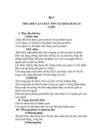 bài 2: Thế giới vật chất tồn tại khách quan